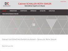 Tablet Screenshot of geometres-schaller-roth-simler.com